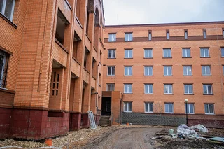 Строительная готовность медицинского стационара в селе Перхушково достигла 80%
