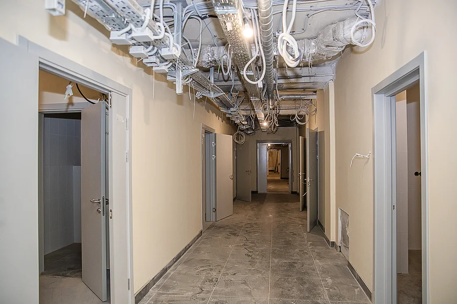 s, Строительная готовность медицинского стационара в селе Перхушково достигла 80%