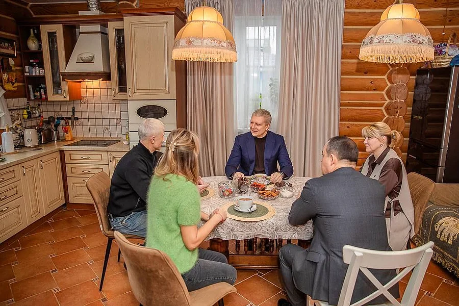 фото текст 2, Андрей Иванов встретился с участником специальной операции Сергеем Добрыниным в Звенигороде