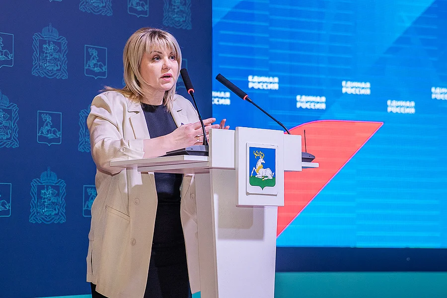 Руководитель регионального филиала Фонда «Защитники Отечества» Ольга Ермакова, Итоги работы местного отделения «Единой России» в 2025 году подвели в Одинцово