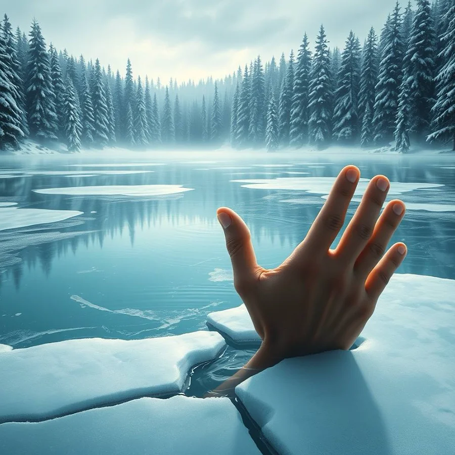 Жителей Одинцовского округа предупреждают о необходимости соблюдать осторожность на льду, Декабрь