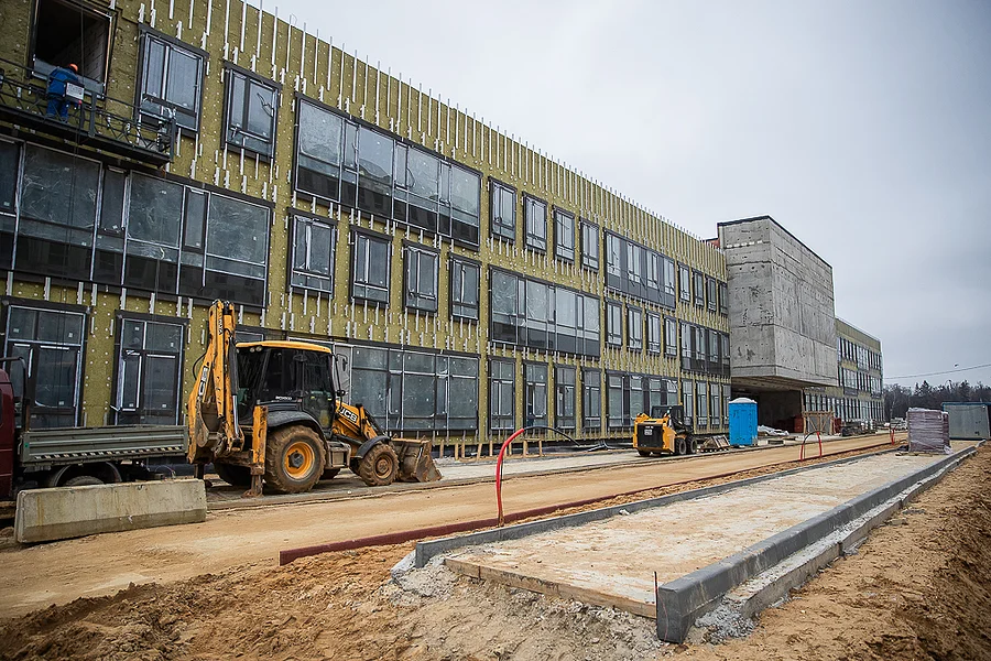 s, Новая школа на 750 учащихся в ЖК «Резиденции Сколково» построена на 70%