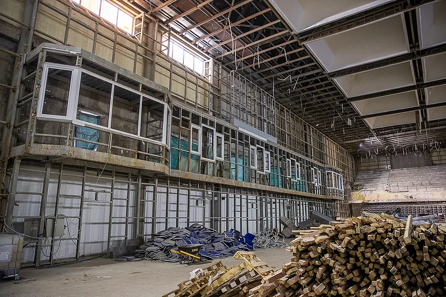 s 2, В звенигородской Академии дзюдо идет подготовка к монтажу воздуховодов и электрики