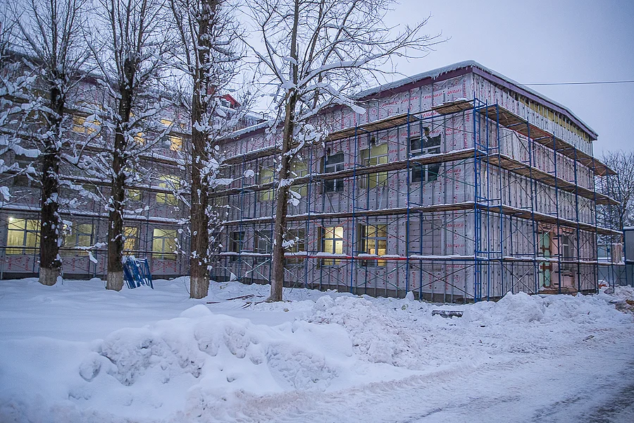 s, Капитальный ремонт Часцовской школы выполнен на 27%