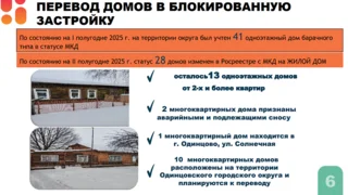 Решение проблем аварийного жилого фонда обсудили на совещании в администрации Одинцовского округа