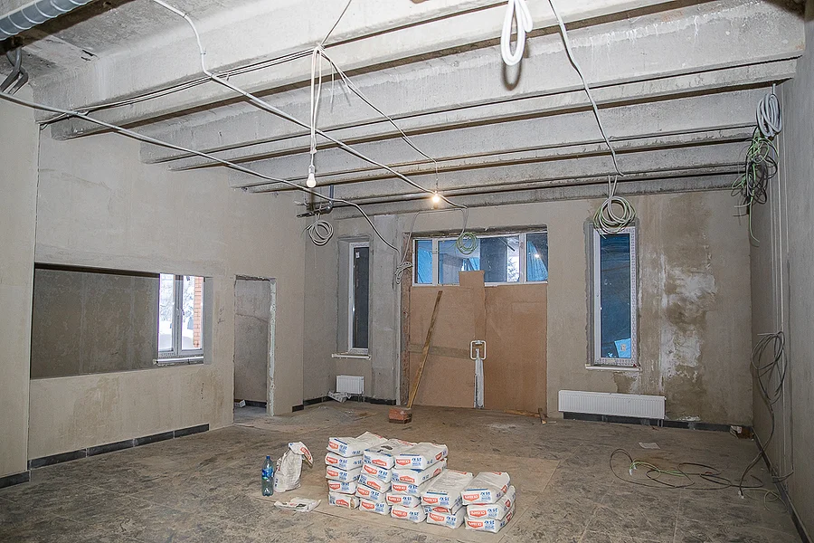 s, Капитальный ремонт медицинского стационара в селе Перхушково выполнен на 82%