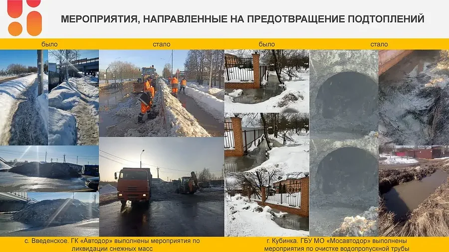 Андрей Иванов провел совещание по вопросам профилактики и устранения подтоплений на территории Одинцовского округа