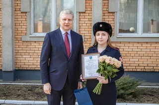 Андрей Иванов поздравил личный состав Одинцовского отдела вневедомственной охраны с Днём войск национальной гвардии