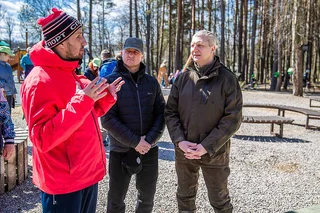Субботник в Одинцовском парке культуры, спорта и отдыха