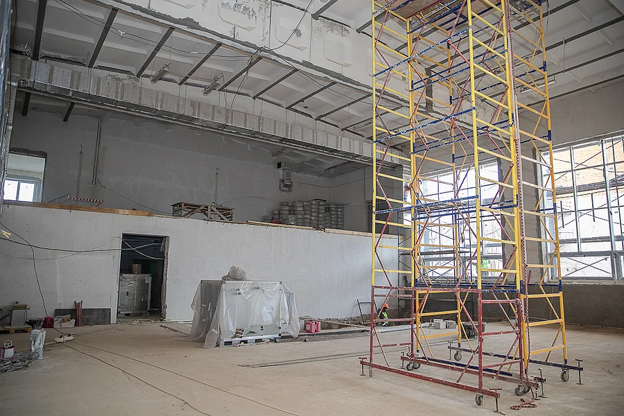 s, Капитальный ремонт спортивной школы «Старый Городок» выполнен на 60%