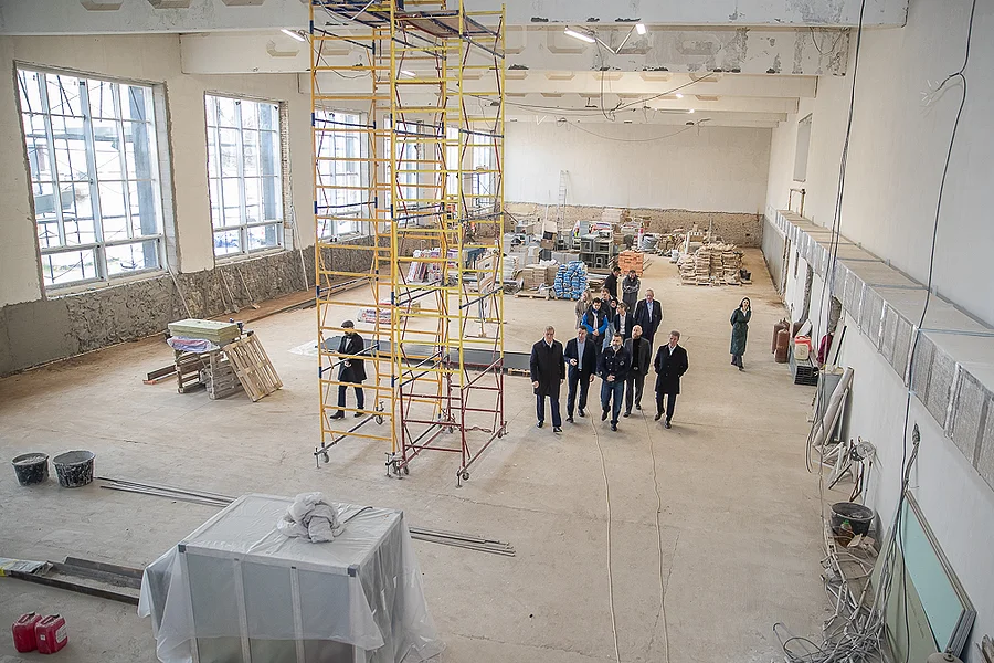 s 2, Капитальный ремонт спортивной школы «Старый Городок» выполнен на 60%