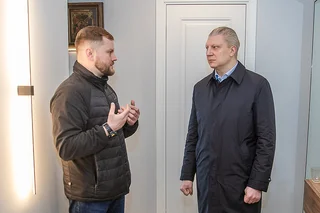 Глава Одинцовского округа Андрей Иванов в пятницу, 10 апреля, провел встречу по вопросу работы системы вентиляции в новом корпусе ЖК «Заречье парк»