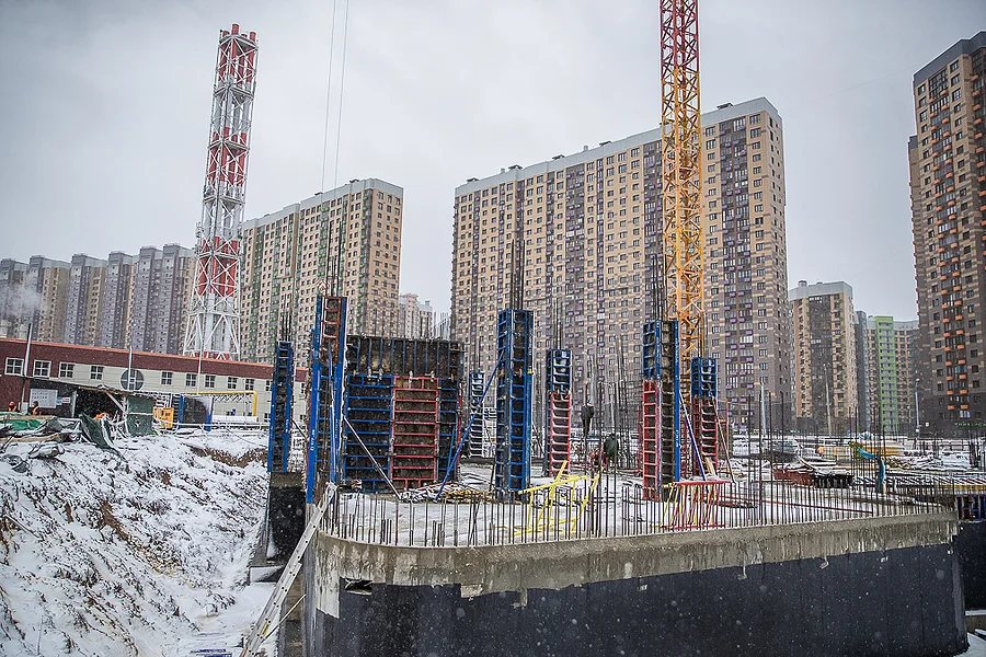 s, Строительство поликлиники в микрорайоне Новая Трехгорка выполнено на 7%