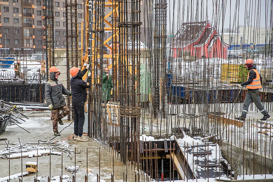 s, Строительство поликлиники в микрорайоне Новая Трехгорка выполнено на 7%