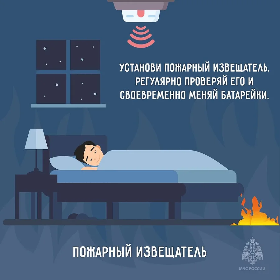 Извещатель текст 3, Обеспечение пожарной безопасности — автономные пожарные извещатели