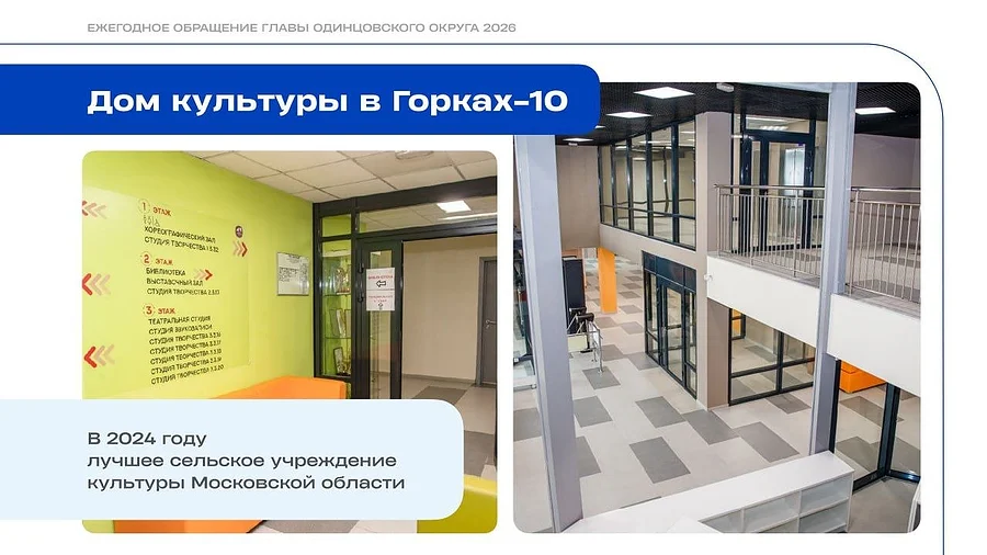 Глава Одинцовского округа Андрей Иванов подвел итоги работы команды муниципалитета в сфере культуры за последние 5 лет
