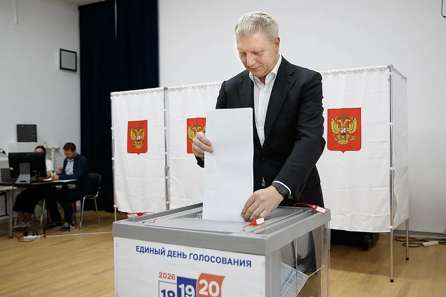 Андрей Иванов проголосовал на выборах в Госдуму и Московскую областную Думу, Сентябрь