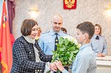 Торжественная церемония вручения паспортов гражданина РФ прошла в Одинцово
