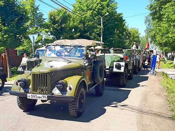 Международный бронепробег «Дорога мужества» прошел по территории Голицыно, Июнь