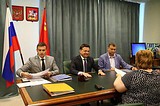 Андрей Воробьев сдал документы в Мособлизбирком для выдвижения кандидатом в губернаторы Подмосковья