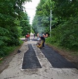 Более 2 тысяч квадратных метров дорог приводят в порядок в Жаворонковском